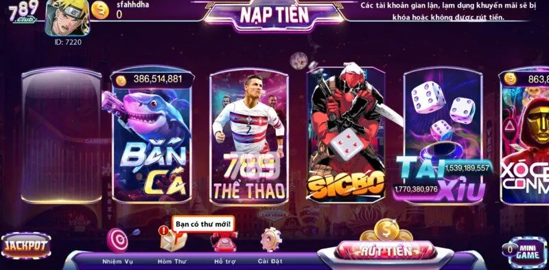 Tóm tắt thông tin về cổng game 789 Club