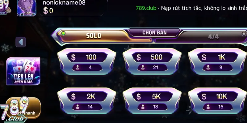 Học nhanh cách đánh tiến lên trực tuyến