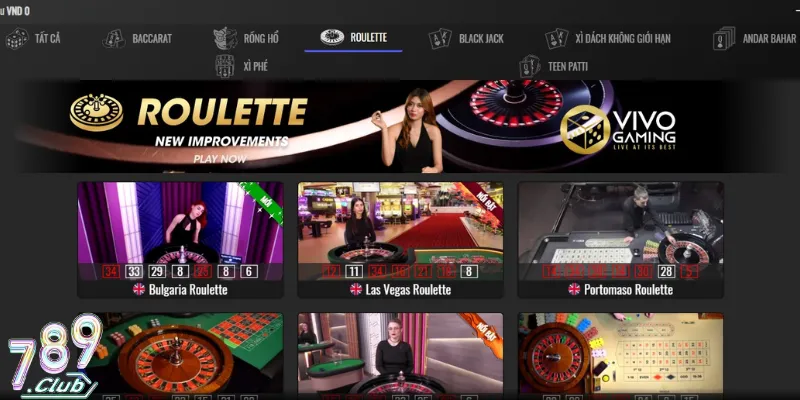 Roulette 789Club