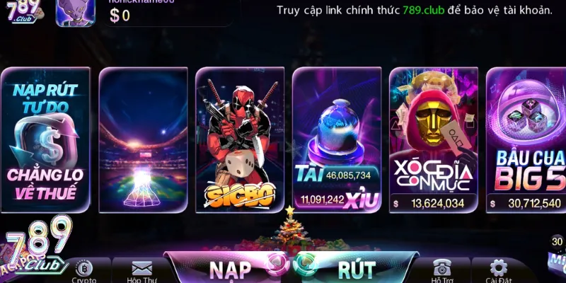 Tài xỉu Sicbo 789club